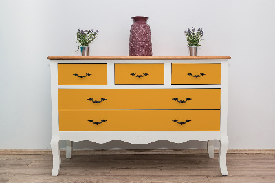 Folie autocolanta mobila Jaune foncé