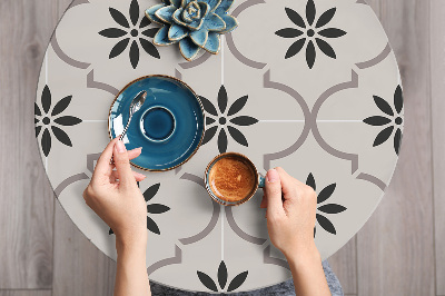 Folie autocolanta mobila Motif de fleurs arabes