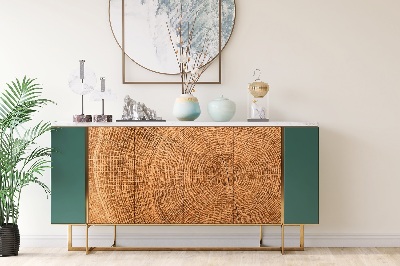 Autocolant pentru mobila Coupe transversale d'un chêne