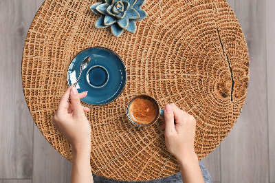 Autocolant pentru mobila Coupe transversale d'un chêne