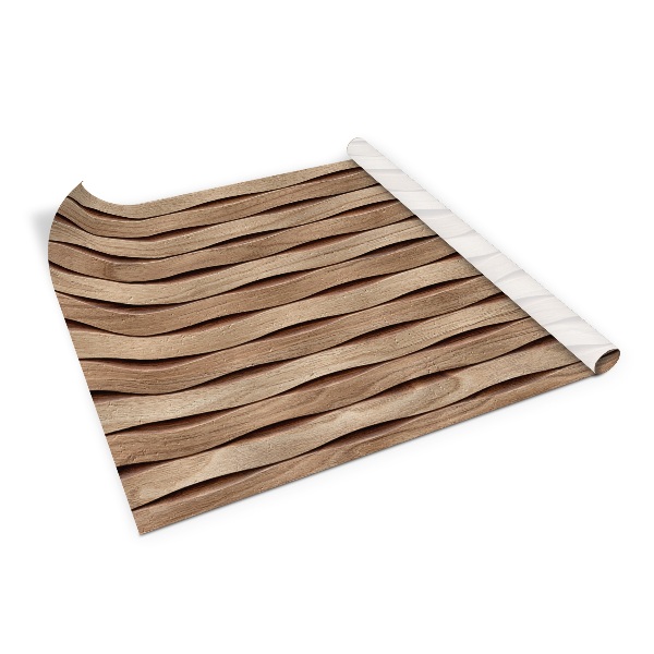 Autocolant pentru mobila Vagues abstraites en bois