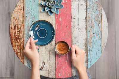 Autocolant pentru mobila Des planches colorées