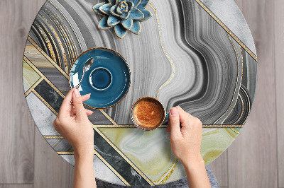 Autocolant pentru mobila Abstraction en marbre Art déco