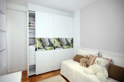 Autocolant pentru mobila Abstraction en marbre Art déco