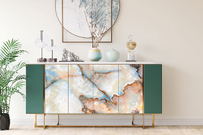 Folie autocolanta mobila Motif de marbre coloré