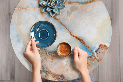 Folie autocolanta mobila Motif de marbre coloré