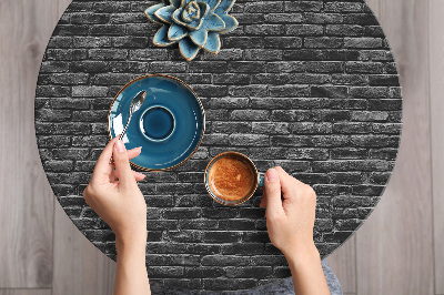 Folie autocolanta mobila Brique noire