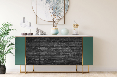 Autocolant pentru mobila Texture de brique foncée