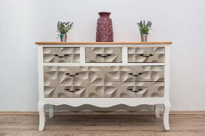 Autocolant pentru mobila Abstraction de pierre 3D