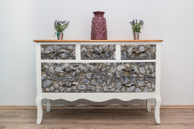 Folie autocolanta mobila Mur de pierre