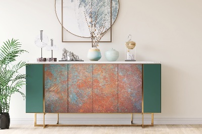 Autocolant pentru mobila Vieux métal rouillé