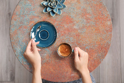 Autocolant pentru mobila Vieux métal rouillé