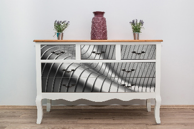 Folie autocolanta mobila Motif en aluminium