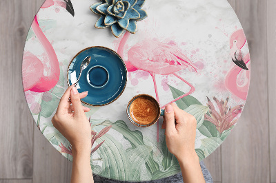 Folie autocolanta mobila Flamants roses