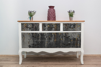 Autocolant pentru mobila Saule sur un mur en béton