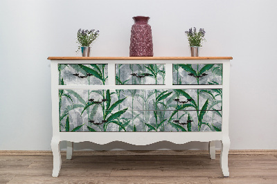 Folie autoadeziva pentru mobila Modèle de loft avec végétation tropicale