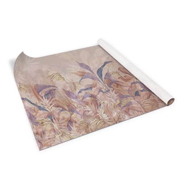 Folie autocolanta mobila Plantes tropicales peintes