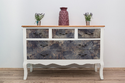 Autocolant pentru mobila Vintage maki loft grunge