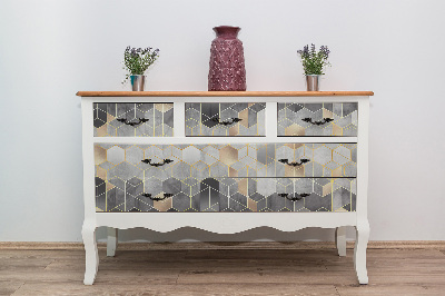 Folie autoadeziva pentru mobila Abstraction géométrique