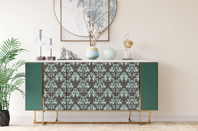Folie autocolanta mobila Motif damassé floral