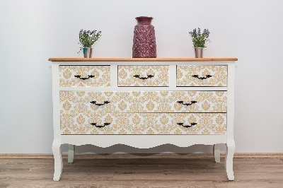 Folie autocolanta mobila Motif baroque damassé