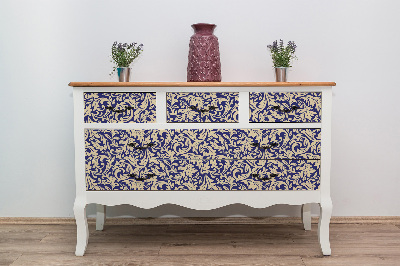 Autocolant pentru mobila Motif damassé rétro