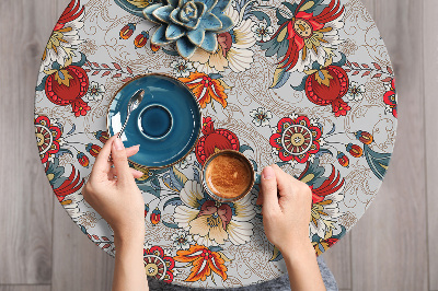 Folie autoadeziva pentru mobila Motif floral folklorique
