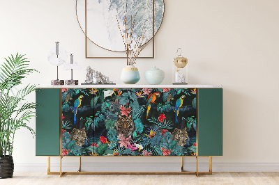 Autocolant pentru mobila Jungle du tigre