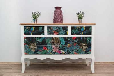 Autocolant pentru mobila Jungle du tigre