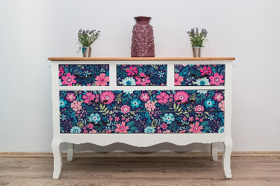 Folie autocolanta mobila Motif floral
