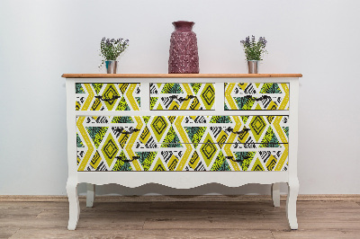 Autocolant pentru mobila Abstraction tropicale