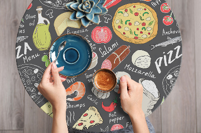 Autocolant pentru mobila Menu pizza