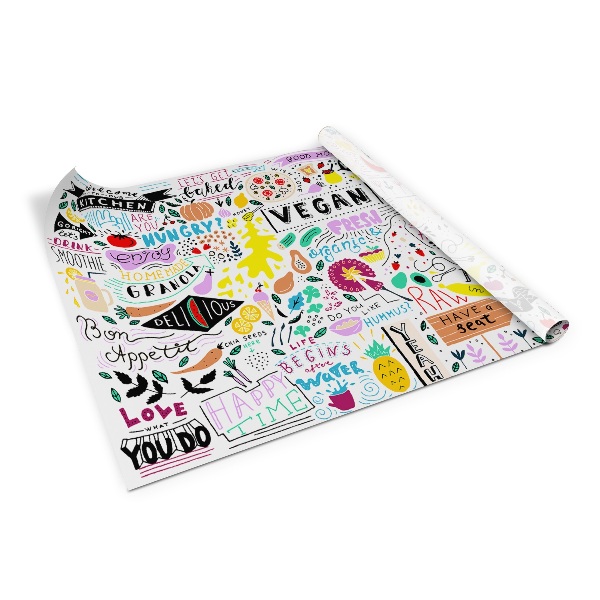 Autocolant pentru mobila Modèle de cuisine végétarienne