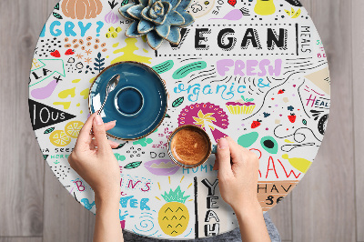 Autocolant pentru mobila Modèle de cuisine végétarienne