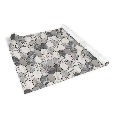 Folie autoadeziva pentru mobila Hexagones décoratifs