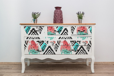 Folie autocolanta mobila Abstraction de pastèque