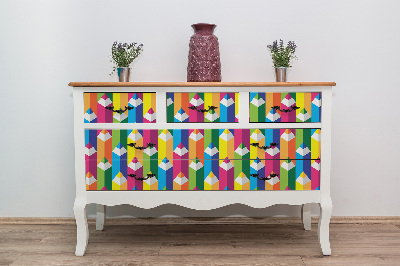 Autocolant pentru mobila Crayons de couleur