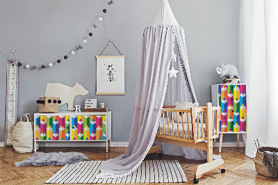 Autocolant pentru mobila Crayons de couleur