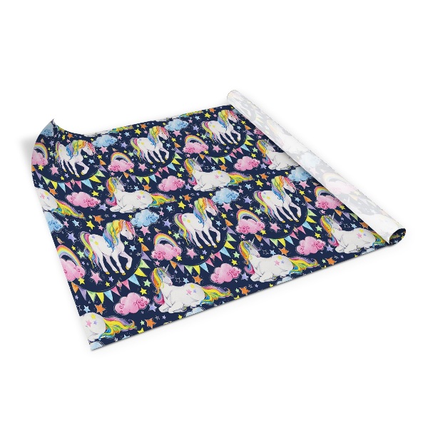 Folie autocolanta mobila Licorne arc-en-ciel