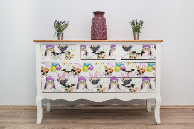 Autocolant pentru mobila Escouade canine