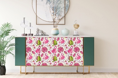 Folie autocolanta mobila Pastèque Flamingo