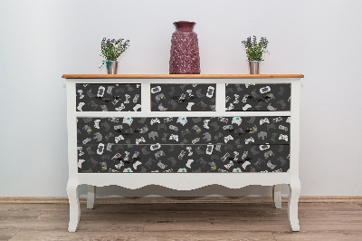 Folie autoadeziva pentru mobila Contrôleur de console