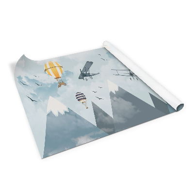 Autocolant pentru mobila Avion et ballons
