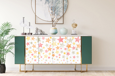 Folie autoadeziva pentru mobila Étoiles colorées