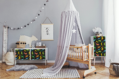 Folie autocolanta mobila Dinosaures colorés