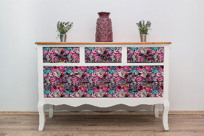 Folie autocolanta mobila Les filles règnent, douces, à l'ancienne