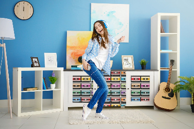 Autocolant pentru mobila Cassettes rétro