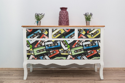 Folie autoadeziva pentru mobila Vieilles cassettes