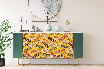 Folie autocolanta mobila J'adore la pizza