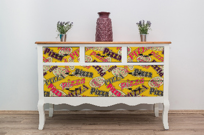 Folie autocolanta mobila J'adore la pizza